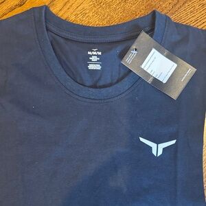 Titan Men's Navy Short Sleeve Tee with Light Gray Logo